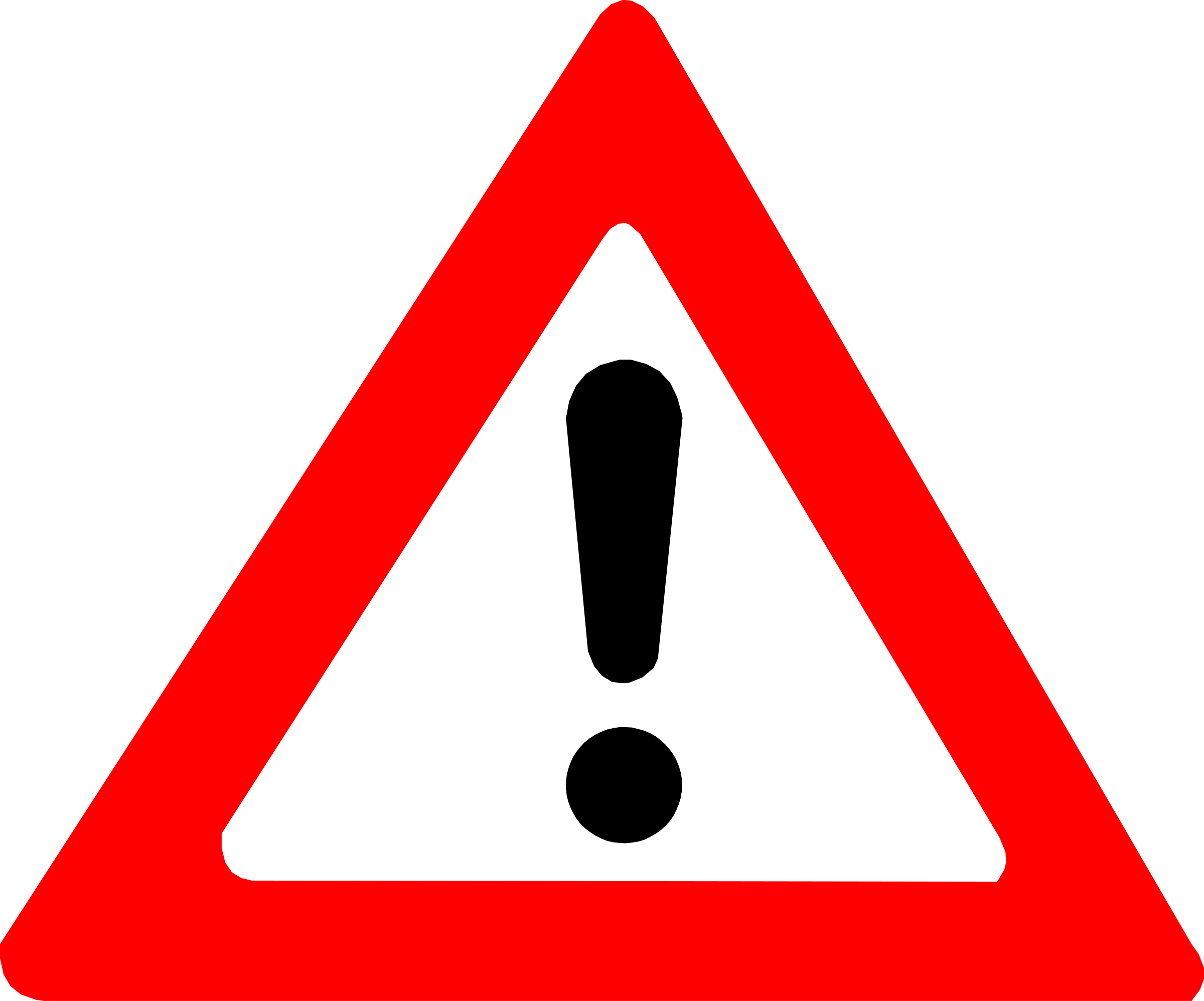 Clipart - Warning Sign