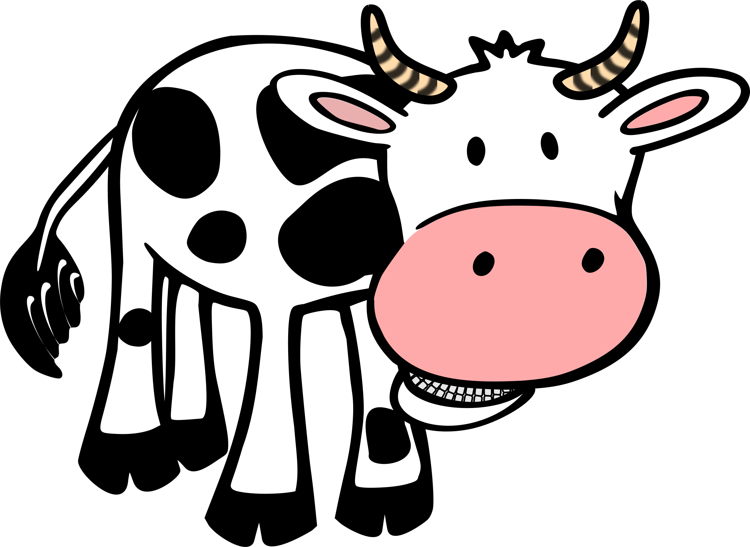 cow tipping clipart - photo #7