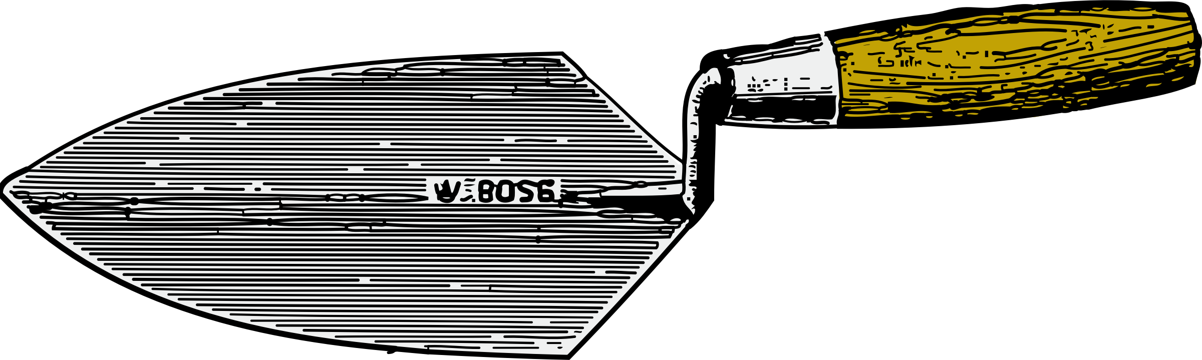 Clipart mason's trowel