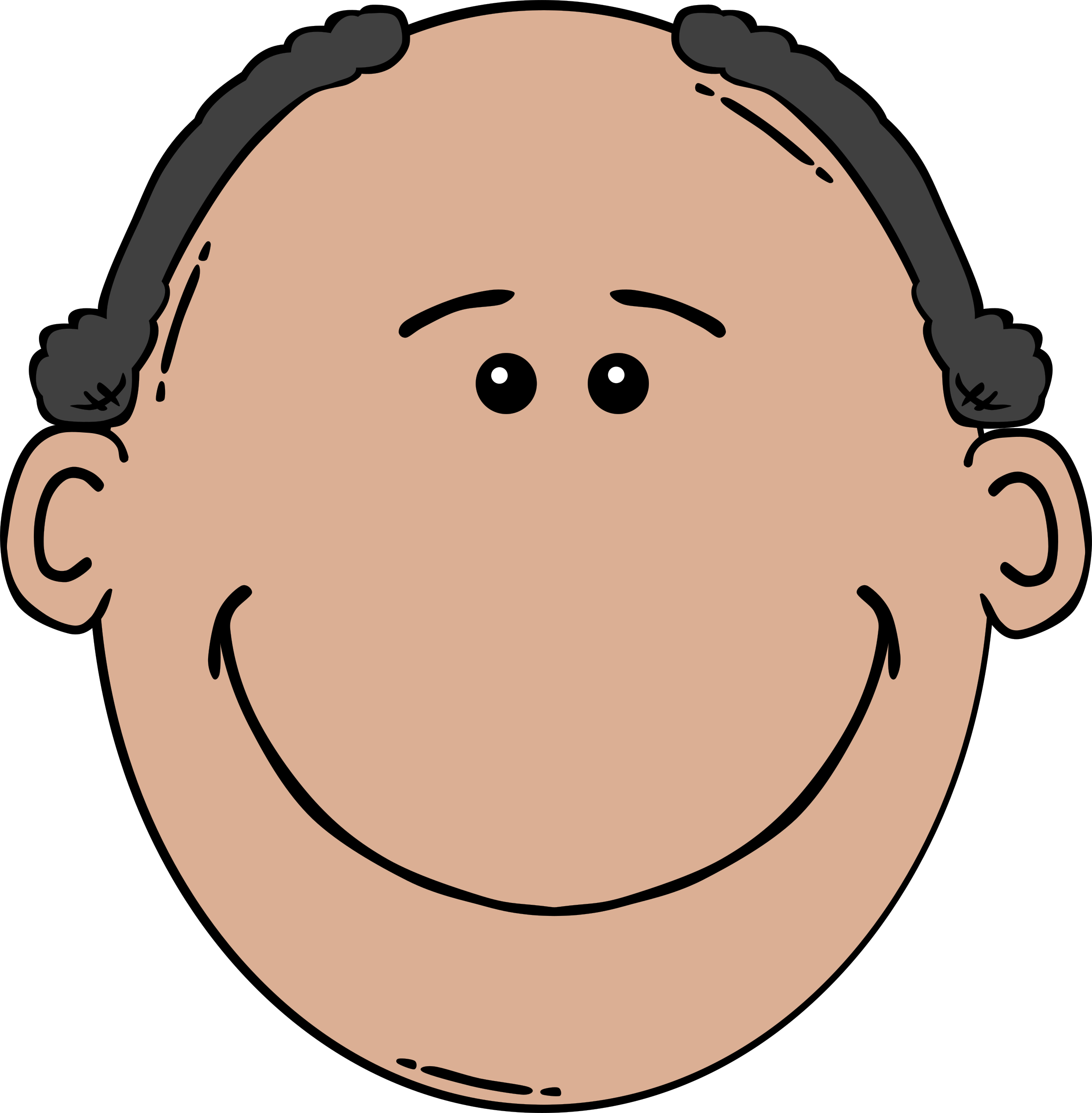 Clipart Man Face Cartoon