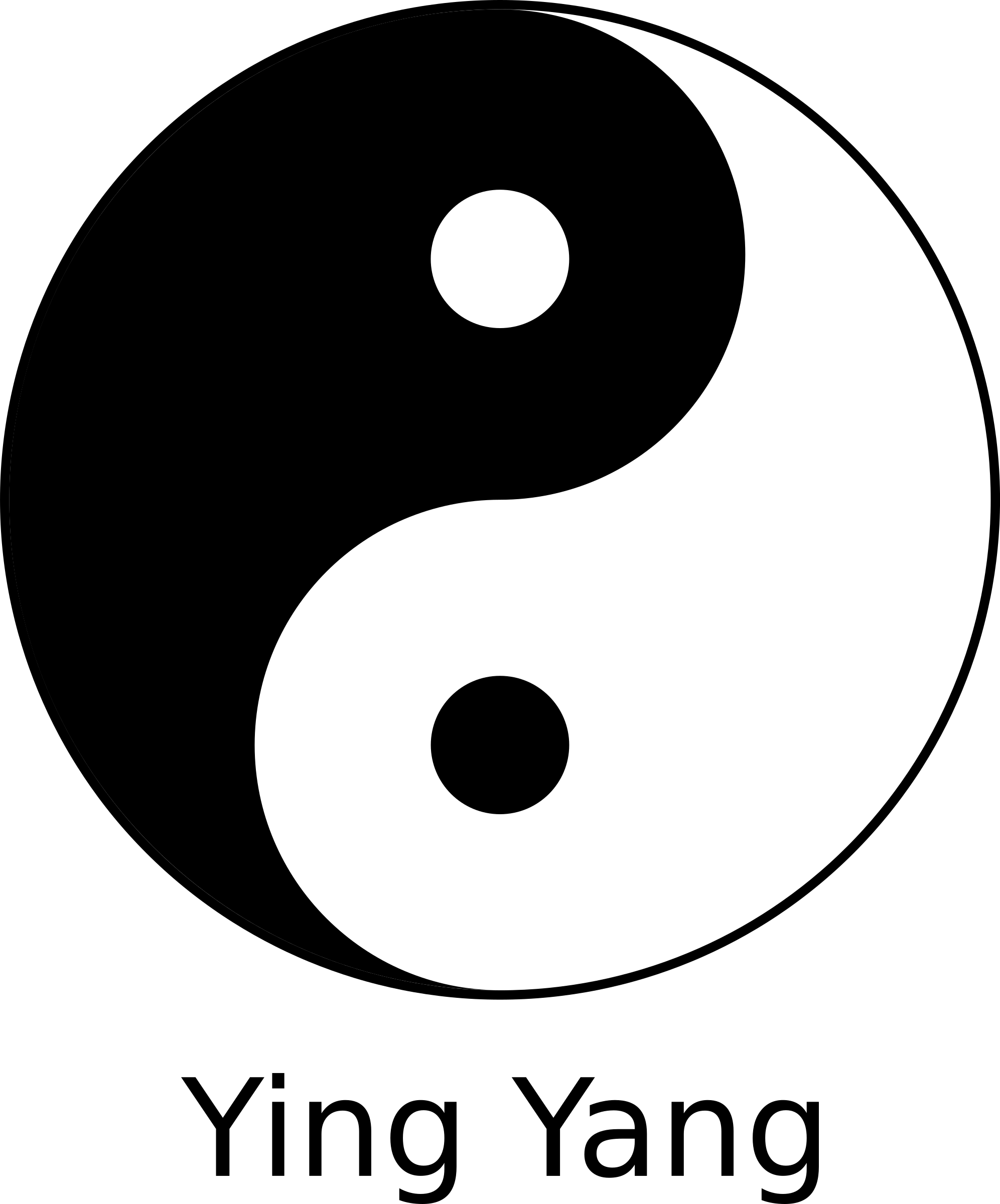 Clipart - ying yang