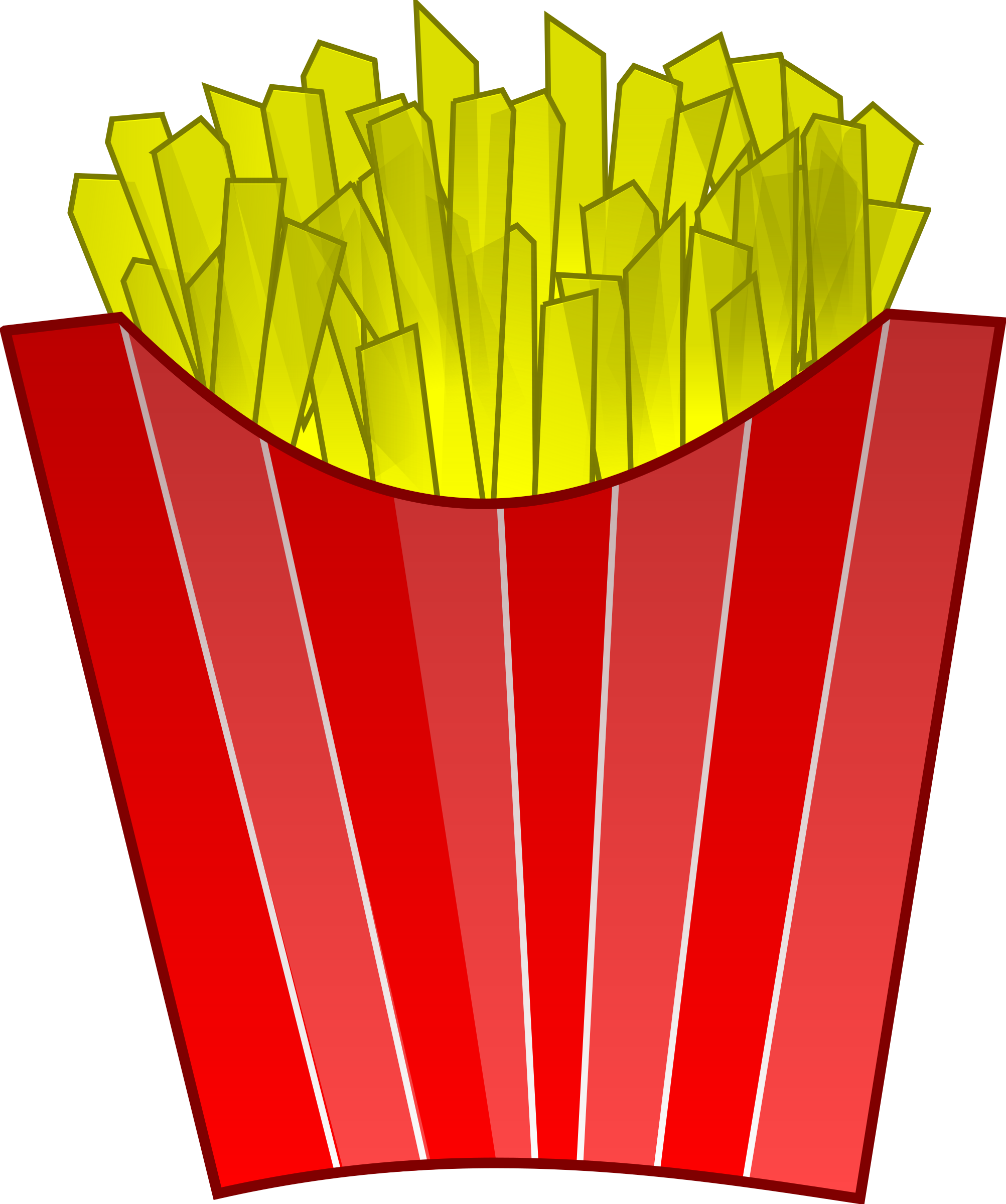 French Fries ClipArt PNG