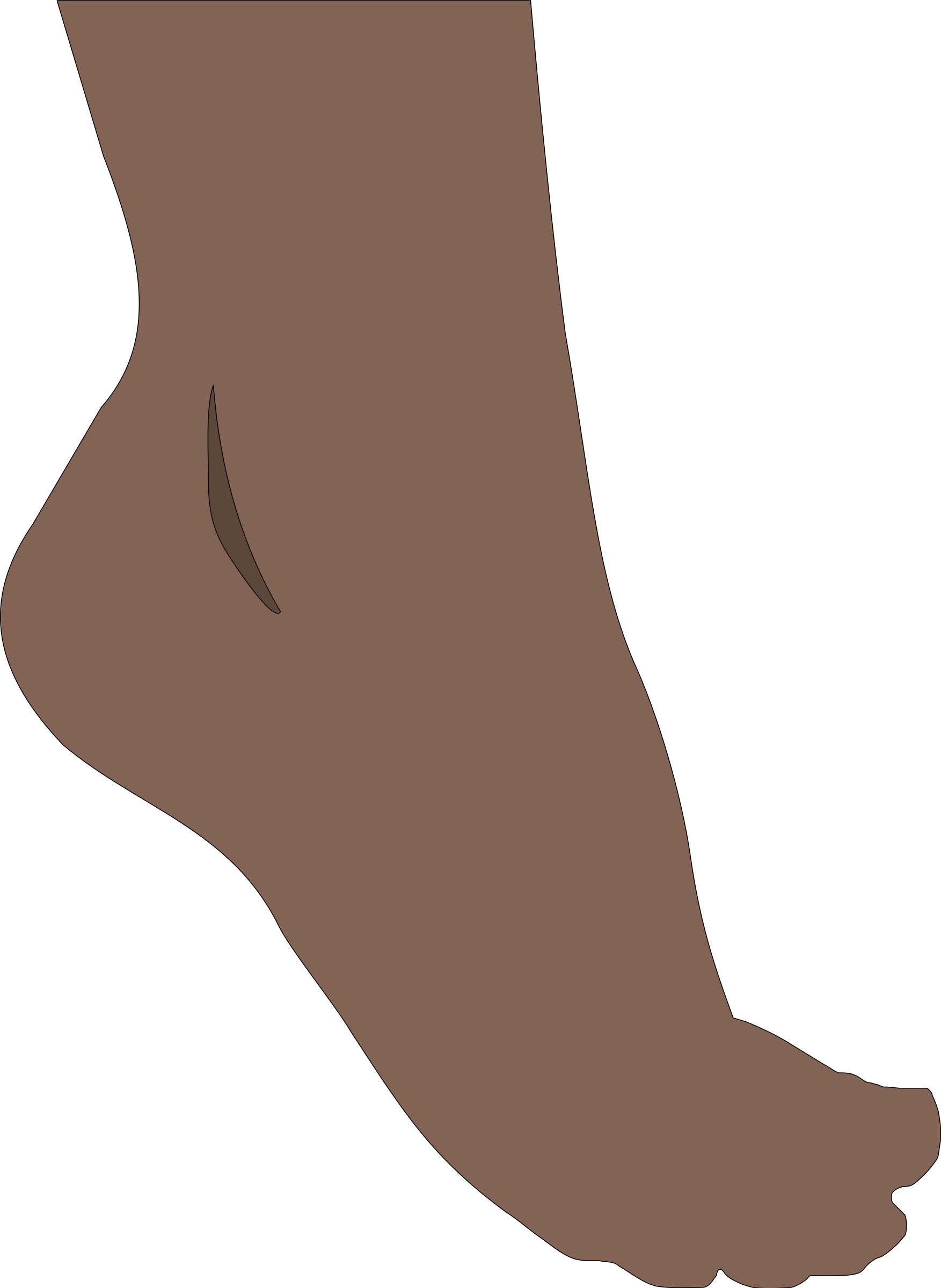 Clipart - Foot