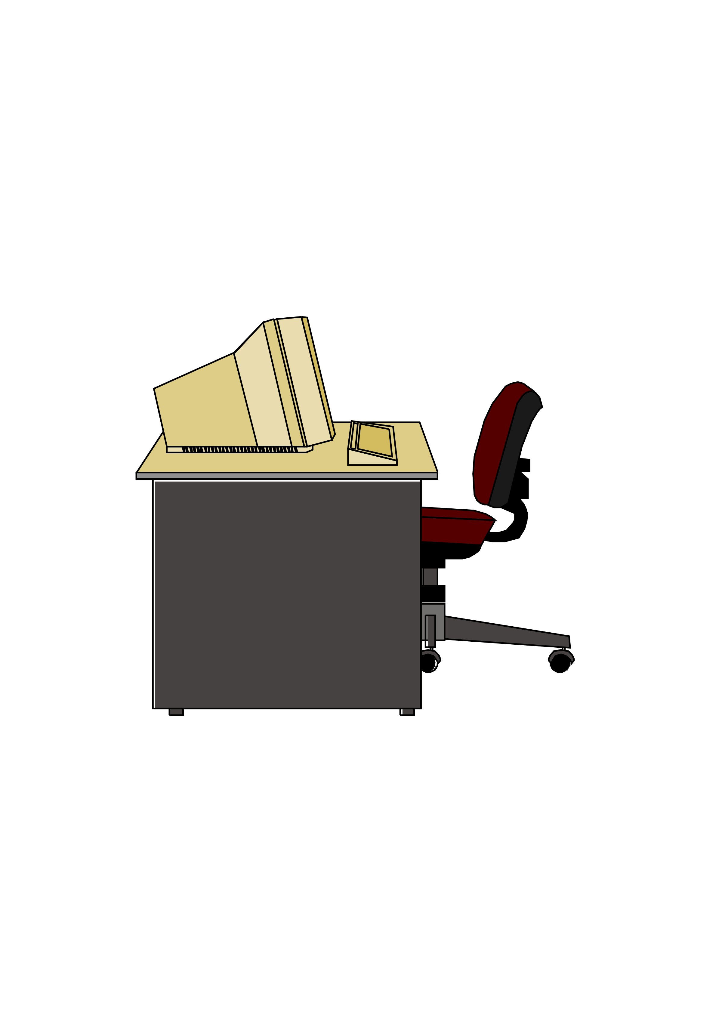 computer table clipart - photo #14
