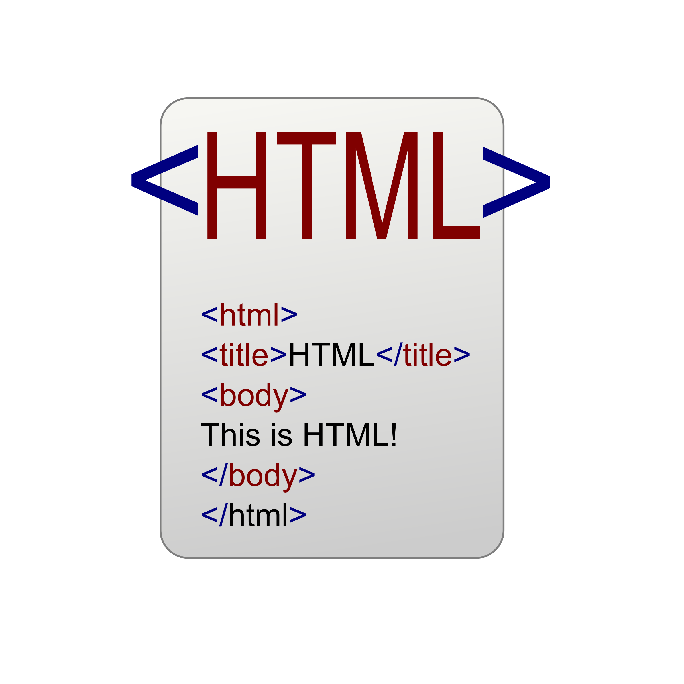 Download Clipart - HTML Logo