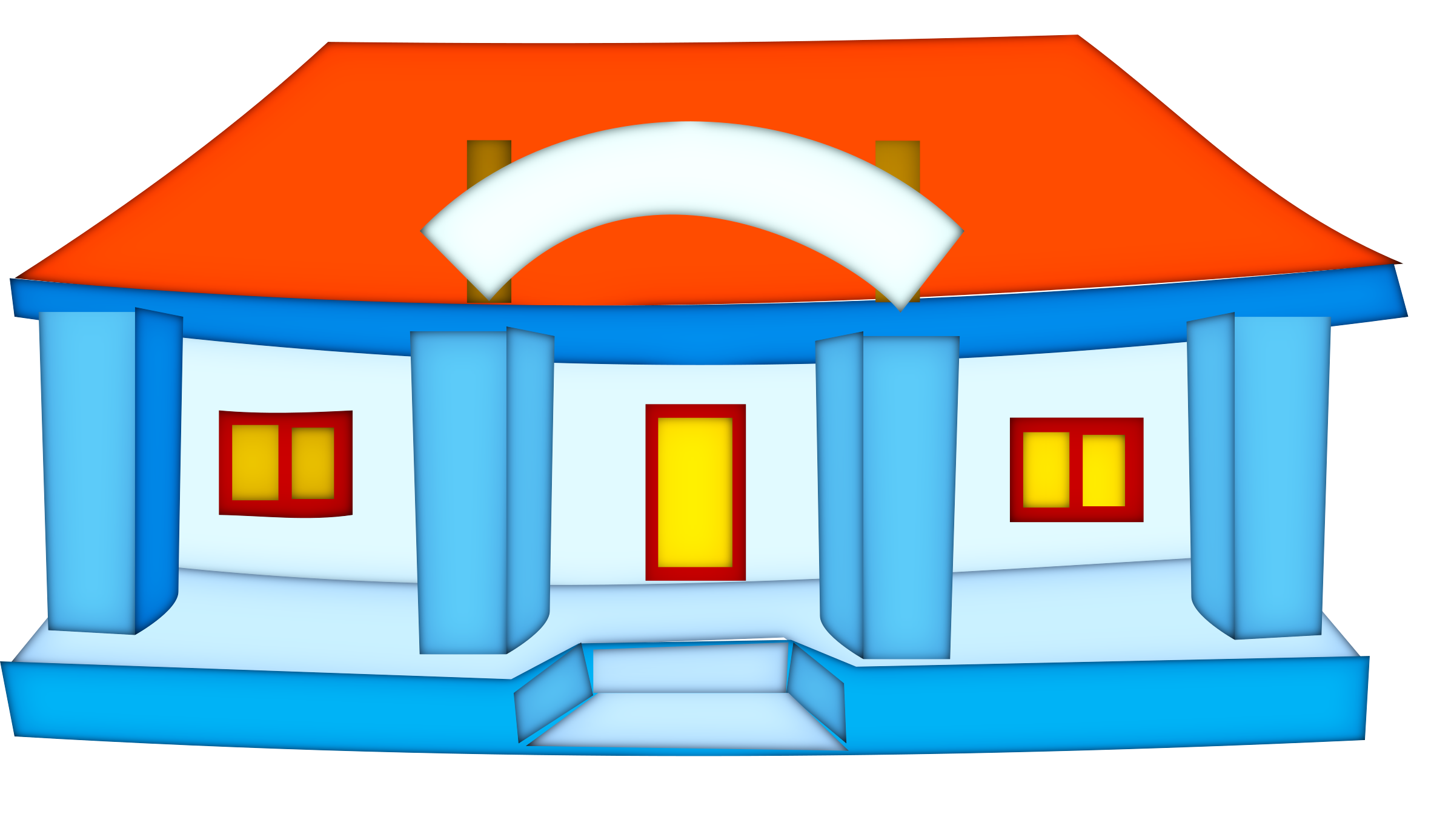Clipart School building