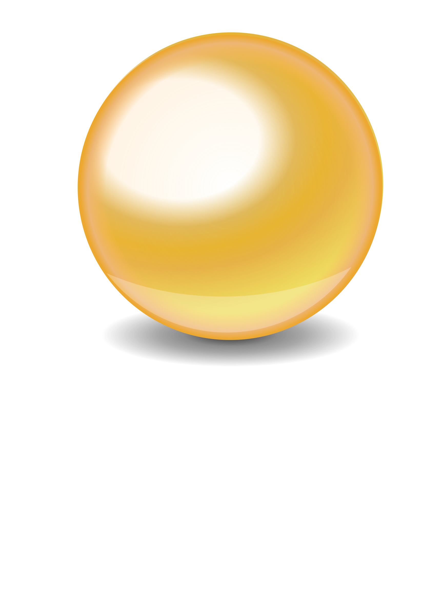 clipart yellow ball - photo #32