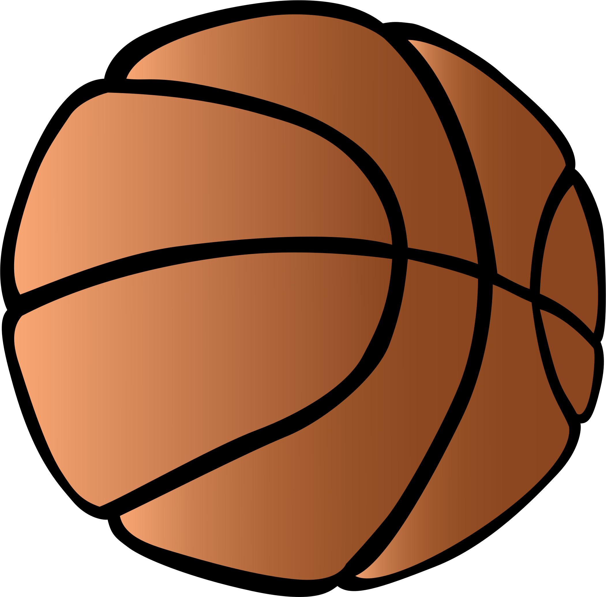 clipart of a basketball - photo #50