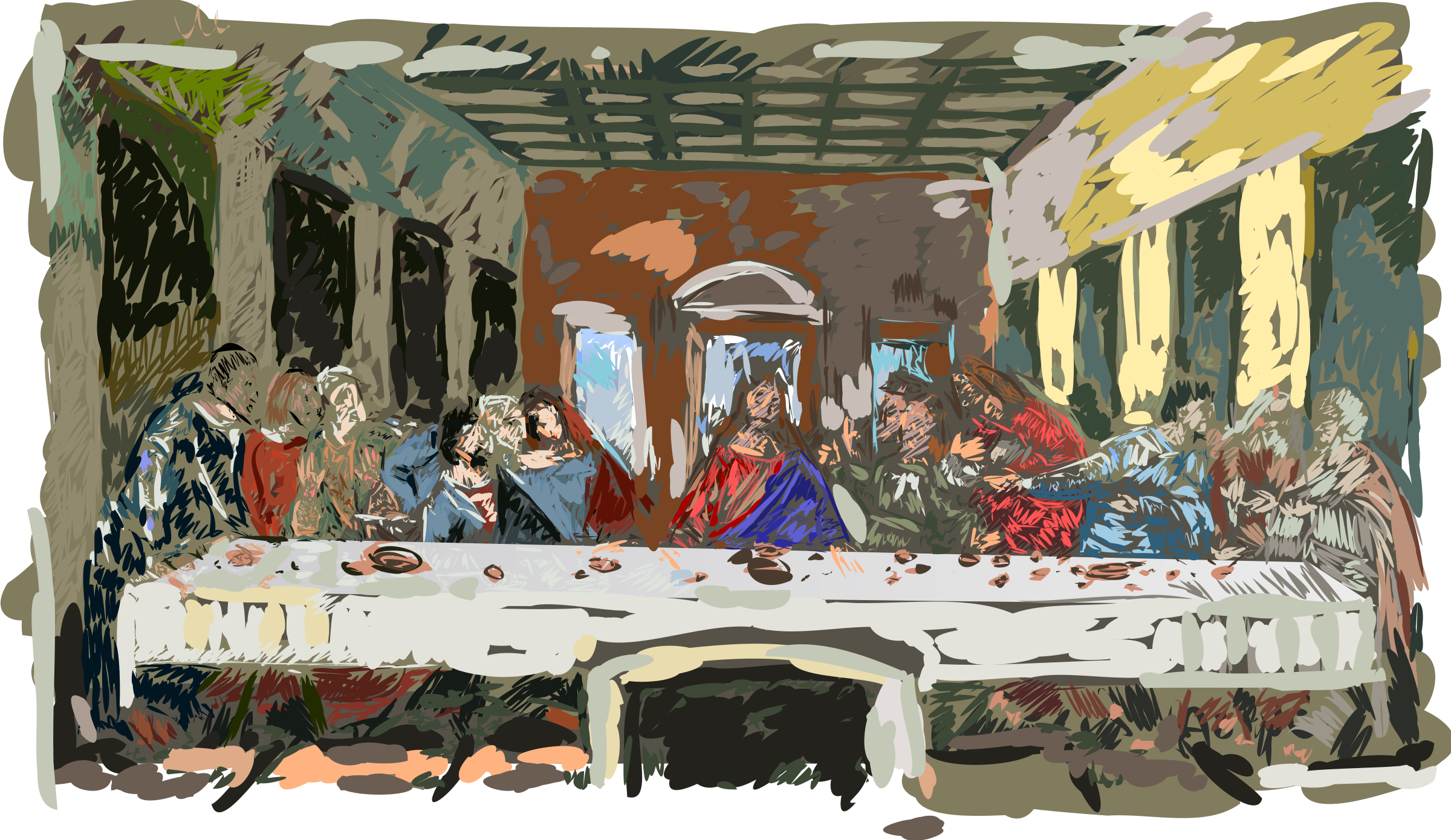 Clipart - Last Supper