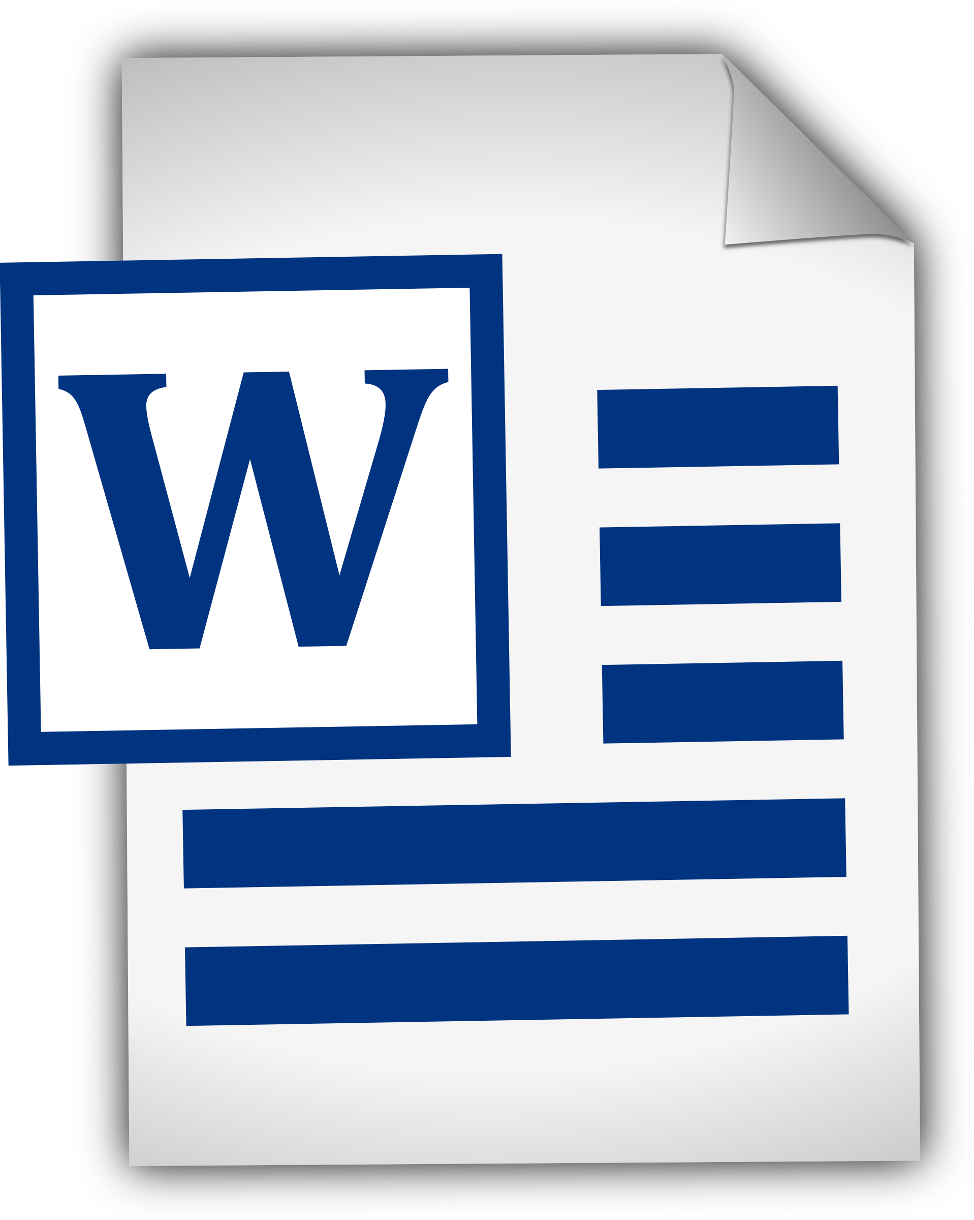 Clipart It word icon