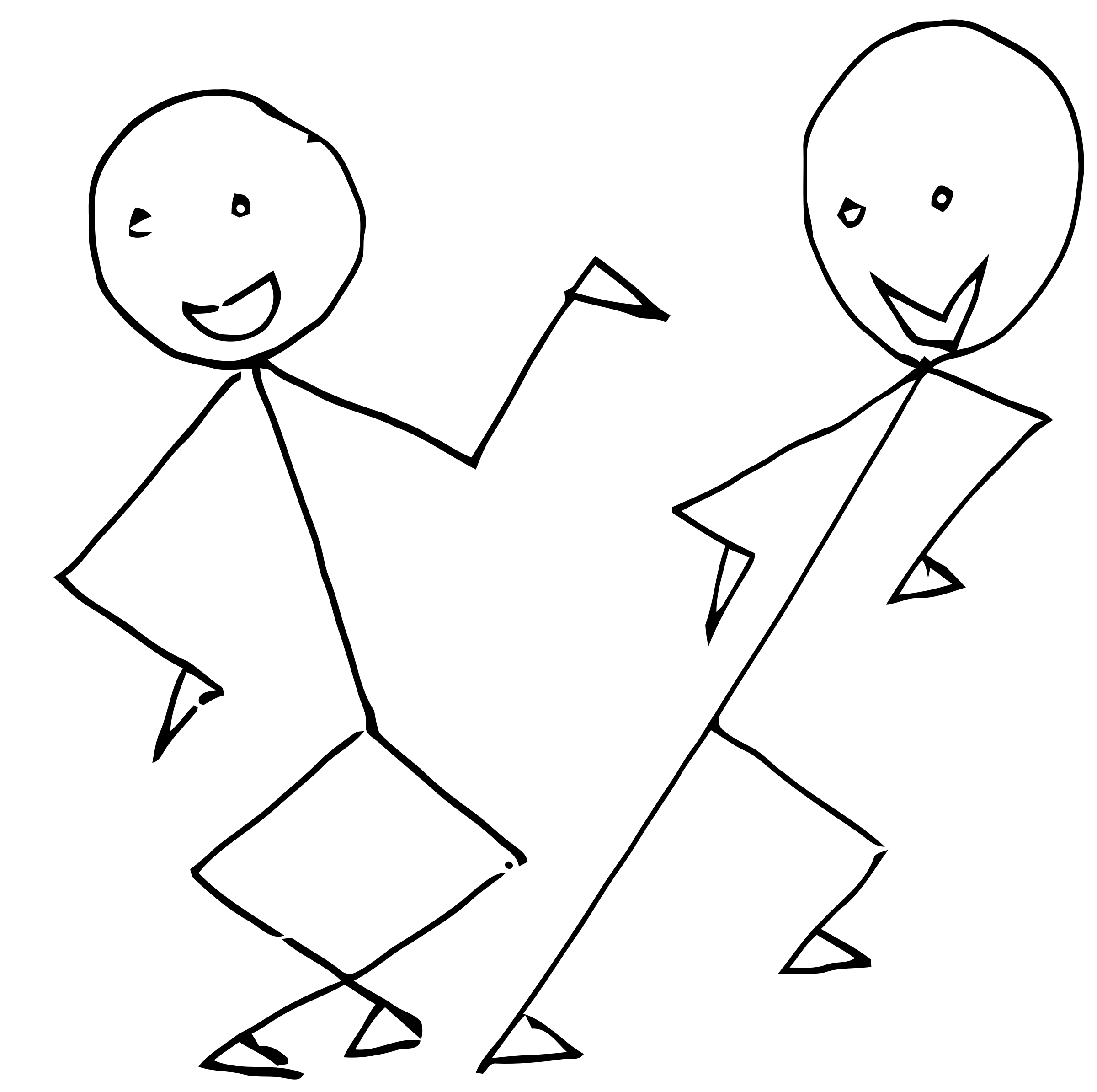 Рисунки 2 людей. Нарисованный человечек. Танцующие человечки. Забавные человечки картинки. Схематичные человечки.