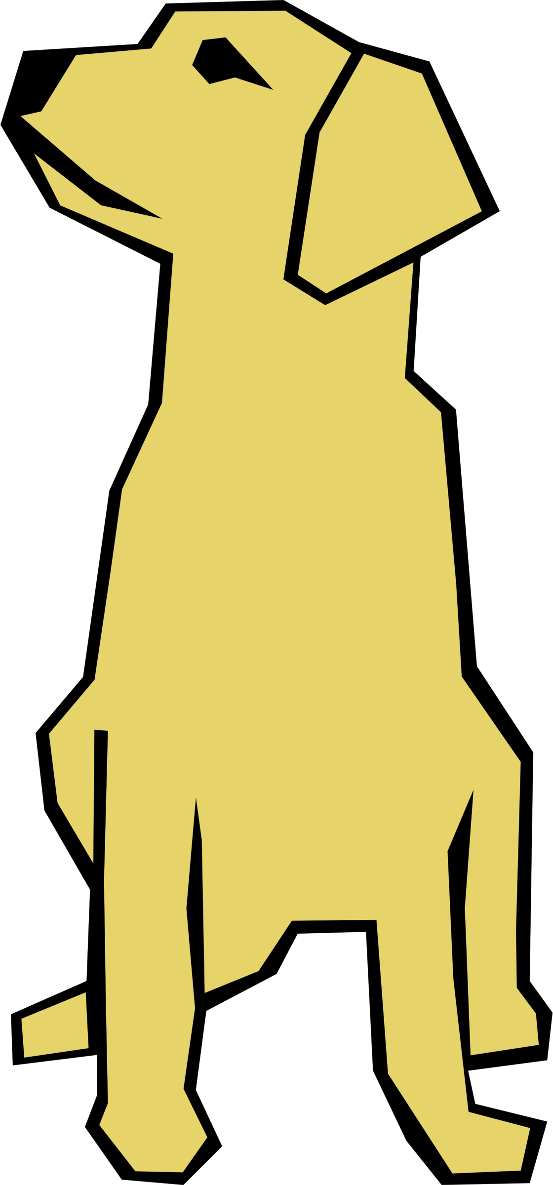 Clipart - Dog (Simple Drawing)