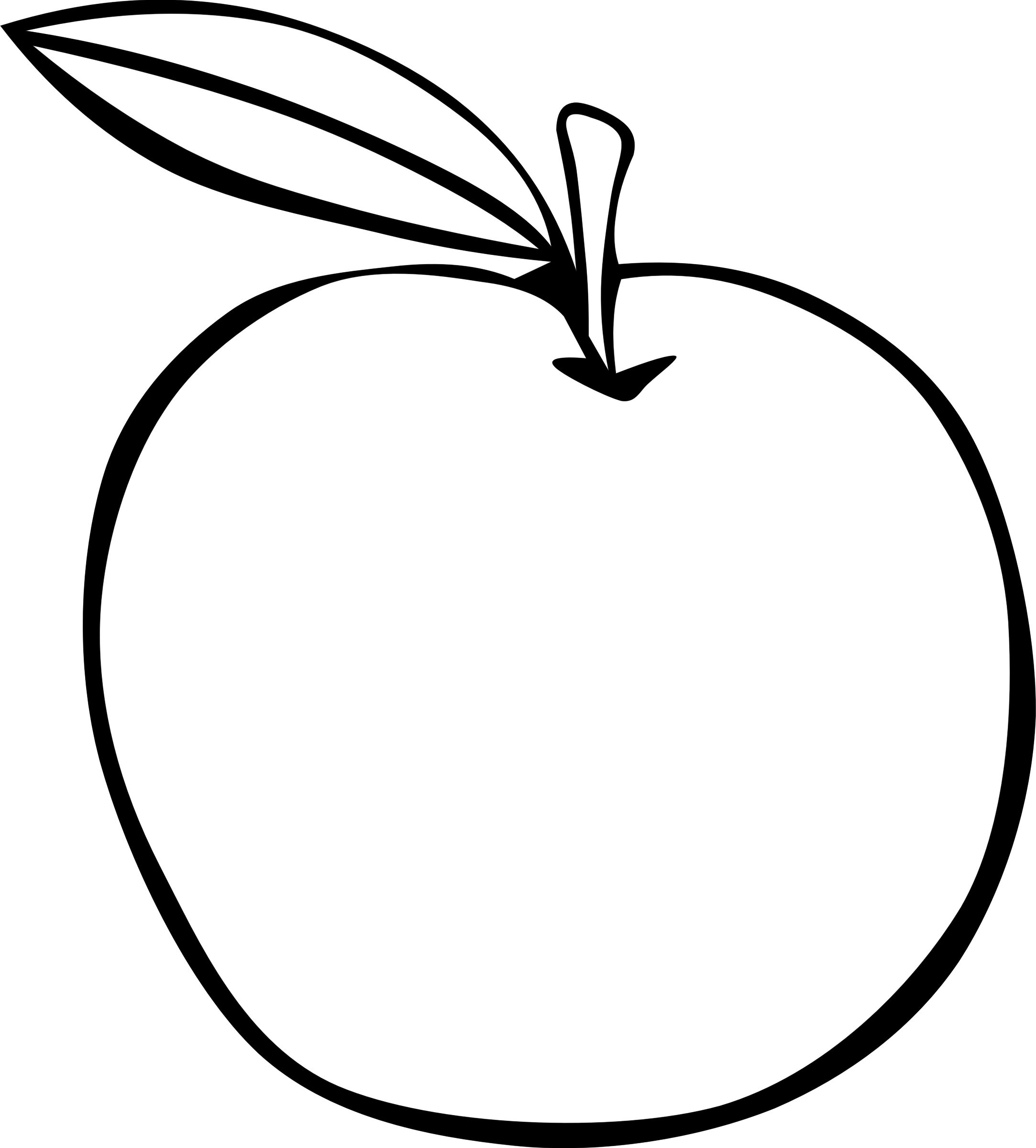 Clipart - Simple Fruit Apple