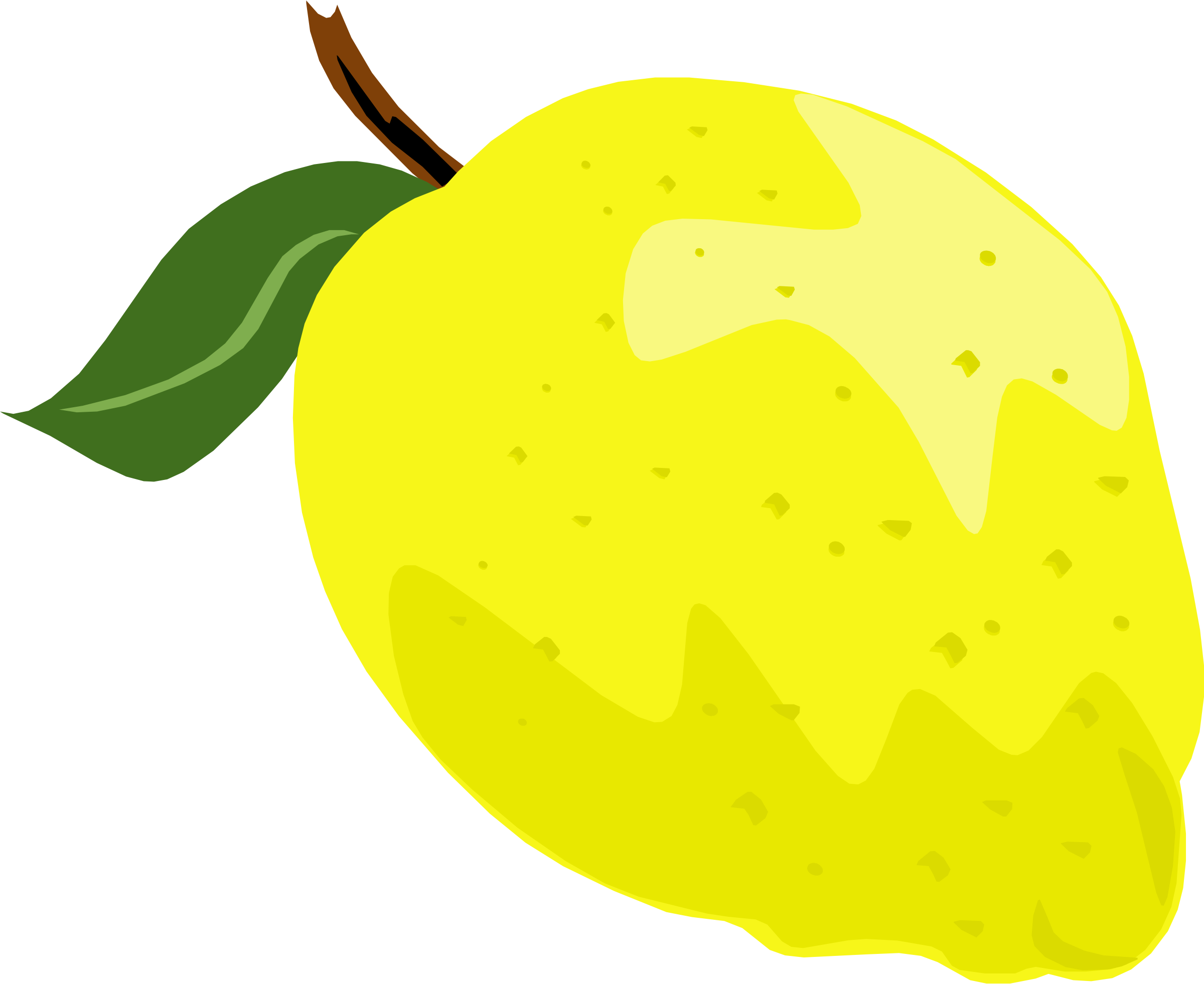 lemon leaves clipart - photo #11