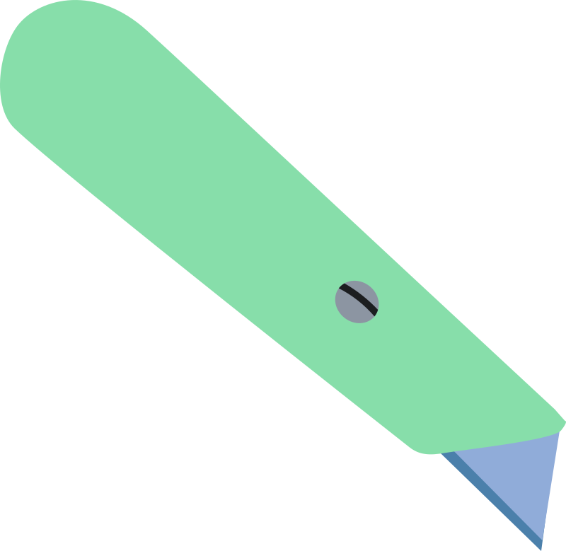 Clipart Craft Knife Simplified