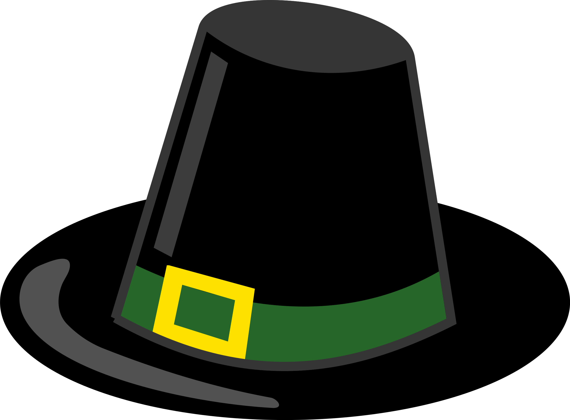 Clipart - Pilgrim Hat