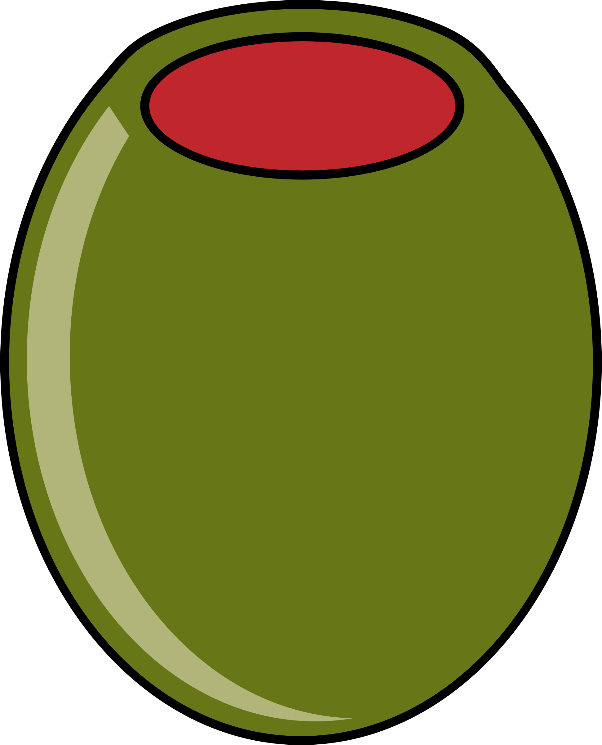 Clipart green olive