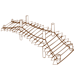 RPG map symbols Wooden Bridge 2