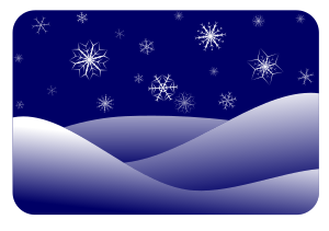 openclipart圖庫：winter scenery