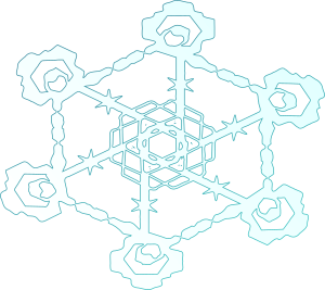 openclipart圖庫：snowflake2