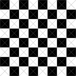 Clipart - chessboard-diagonal-cuts