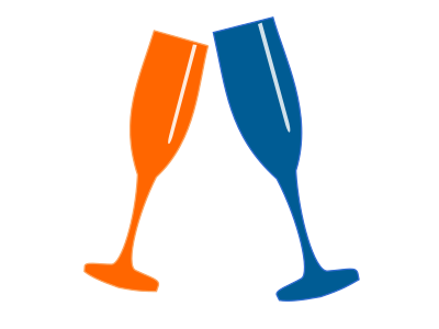 openclipart圖庫：champagne glass
