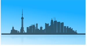 openclipart圖庫：Shanghai city skyline
