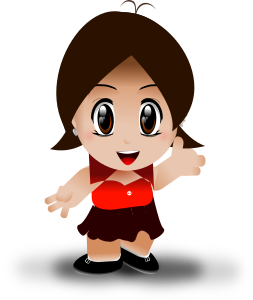 openclipart圖庫：litle girl