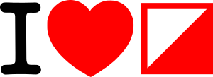 openclipart圖庫：i love orienteering