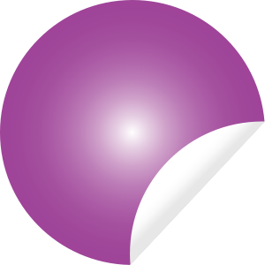 openclipart圖庫：Pink Peeling Sticker