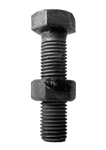 openclipart圖庫：Nut Bolt (grayscale)