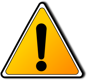 openclipart圖庫：Warning Sign