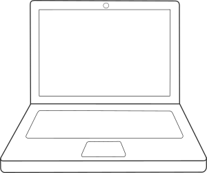 openclipart圖庫：ordinateur portable / laptop