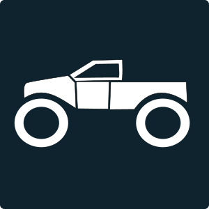 openclipart圖庫：monster truck icon