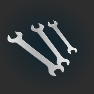 openclipart圖庫：spanners icon