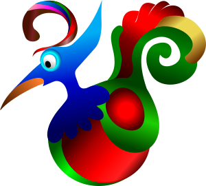 openclipart圖庫：Decorative Bird