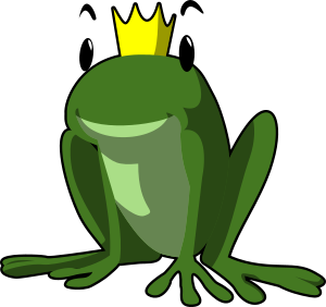 openclipart圖庫：frog prince