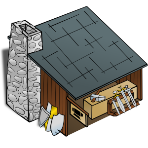 openclipart圖庫：RPG map symbols: Blacksmith