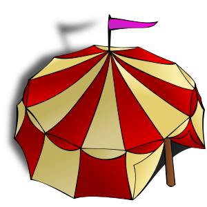 openclipart圖庫：RPG map symbols: Circus Tent