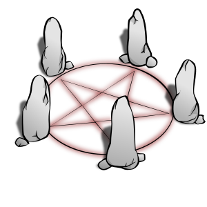 openclipart圖庫：RPG map symbols: Magic Stones