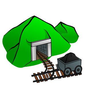 openclipart圖庫：RPG map symbols: Mine