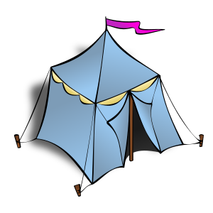 openclipart圖庫：RPG map symbols: Tent
