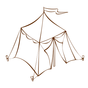 openclipart圖庫：RPG map symbols Tent 1
