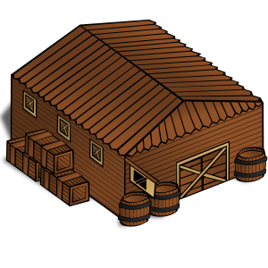openclipart圖庫：RPG map symbols: Warehouse