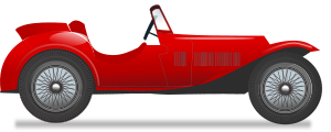openclipart圖庫：vintage race car