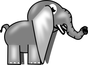 openclipart圖庫：Elephant