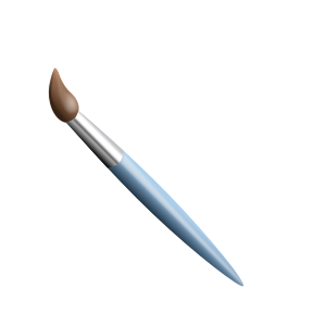 openclipart圖庫：Artist's Paintbrush
