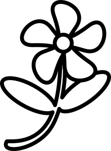 openclipart圖庫：Flower 2