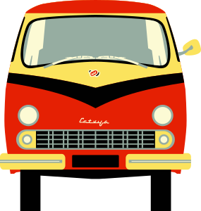openclipart圖庫：Minivan «Latvija» by Rones
