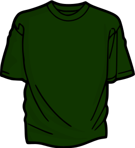 openclipart圖庫：Green T-Shirt